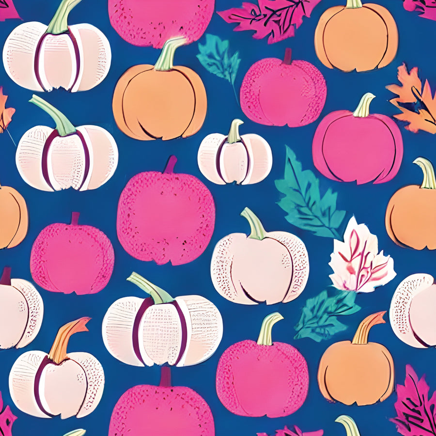 Pink Pumpkins Pattern Acrylic Sheets - CMB Pattern Acrylic