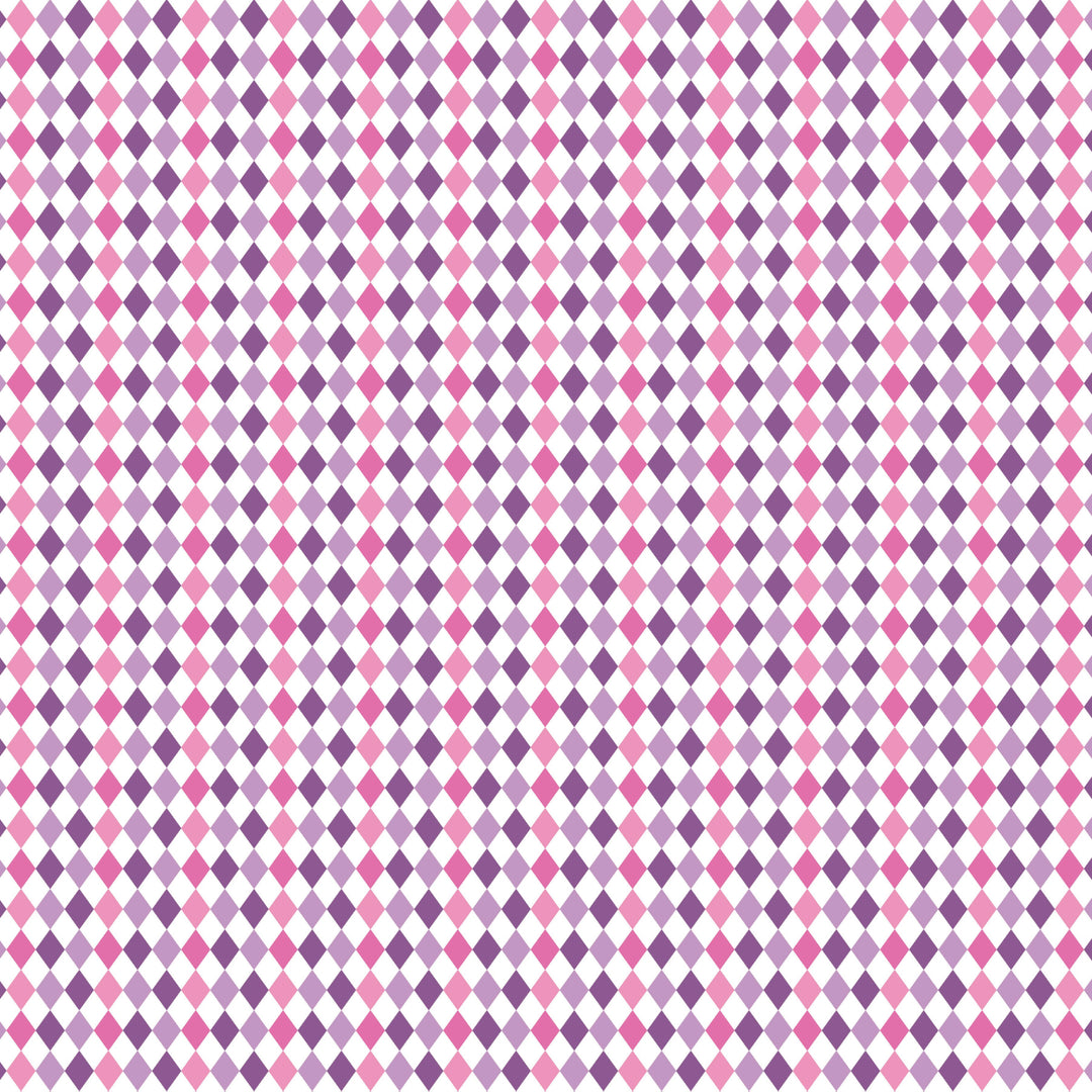 Pink & Purple Argyle Pattern Acrylic Sheets - CMB Pattern Acrylic