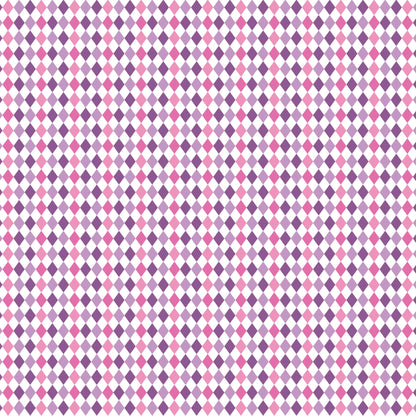 Pink & Purple Argyle Pattern Acrylic Sheets - CMB Pattern Acrylic