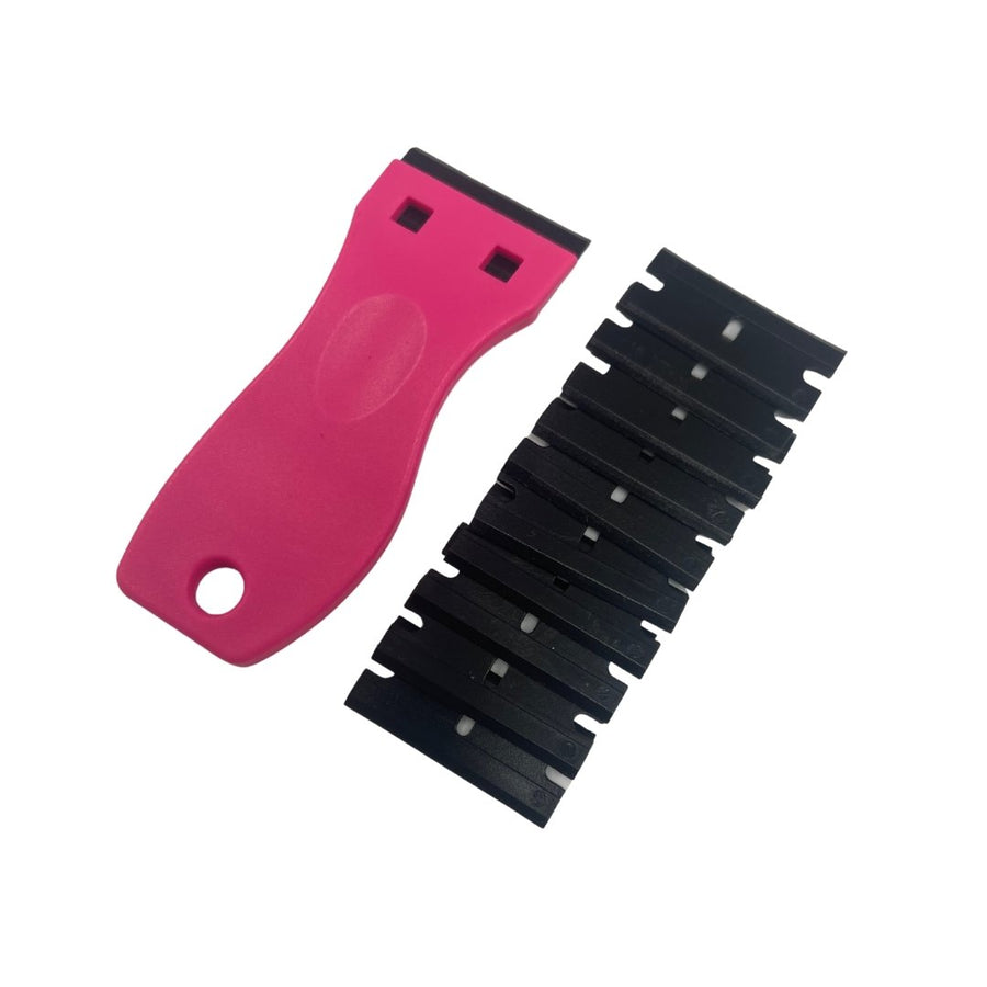 Pink Scraper Tool + 10 Blades - & More