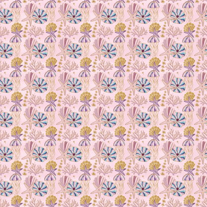 Pink Seashells Pattern Acrylic Sheets - CMB Pattern Acrylic