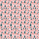 Pink Snowmen Pattern Acrylic Sheets - CMB Pattern Acrylic