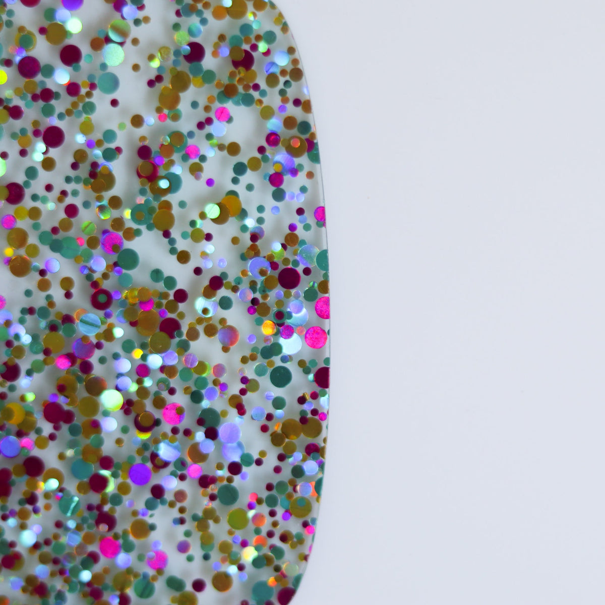 Playful Pixie Glitter Dots Cast Acrylic | Glitter Acrylic Sheet | CMB Acrylic