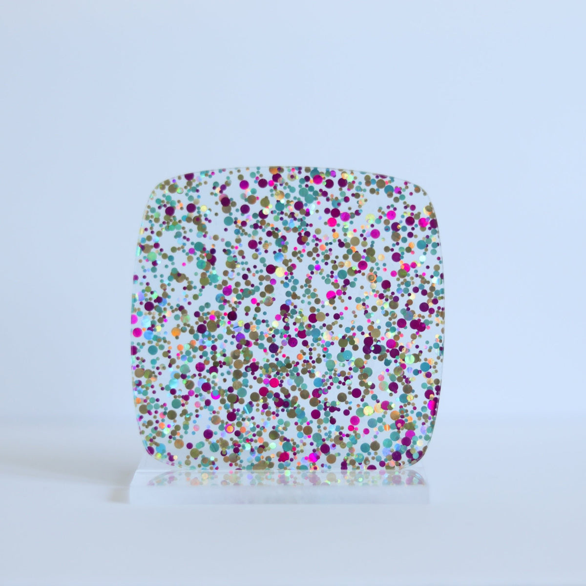 Playful Pixie Glitter Dots Cast Acrylic | Glitter Acrylic Sheet | CMB Acrylic