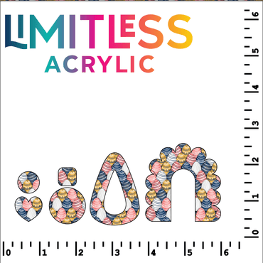 Preppy Eggs Pattern Acrylic Sheets - CMB Pattern Acrylic