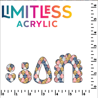 Preppy Eggs Pattern Acrylic Sheets - CMB Pattern Acrylic