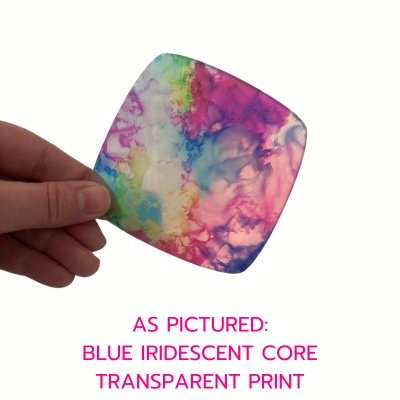 Rainbow Alcohol Ink Pattern Acrylic Sheet - CMB Pattern Acrylic Sheets - Local Plastics Supplier