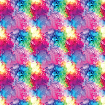 Rainbow Alcohol Ink Pattern Acrylic Sheet - CMB Pattern Acrylic Sheets - Local Plastics Supplier