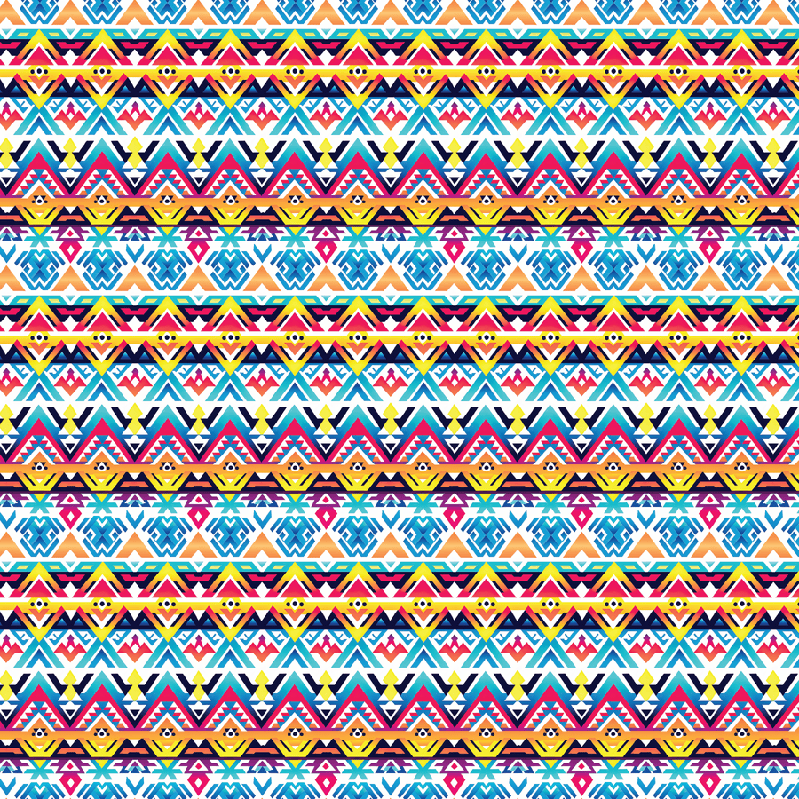Rainbow Aztec Pattern Acrylic Sheets - CMB Pattern Acrylic