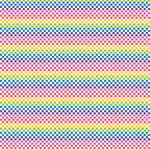 Rainbow Checkered Pattern Acrylic Sheets - CMB Pattern Acrylic
