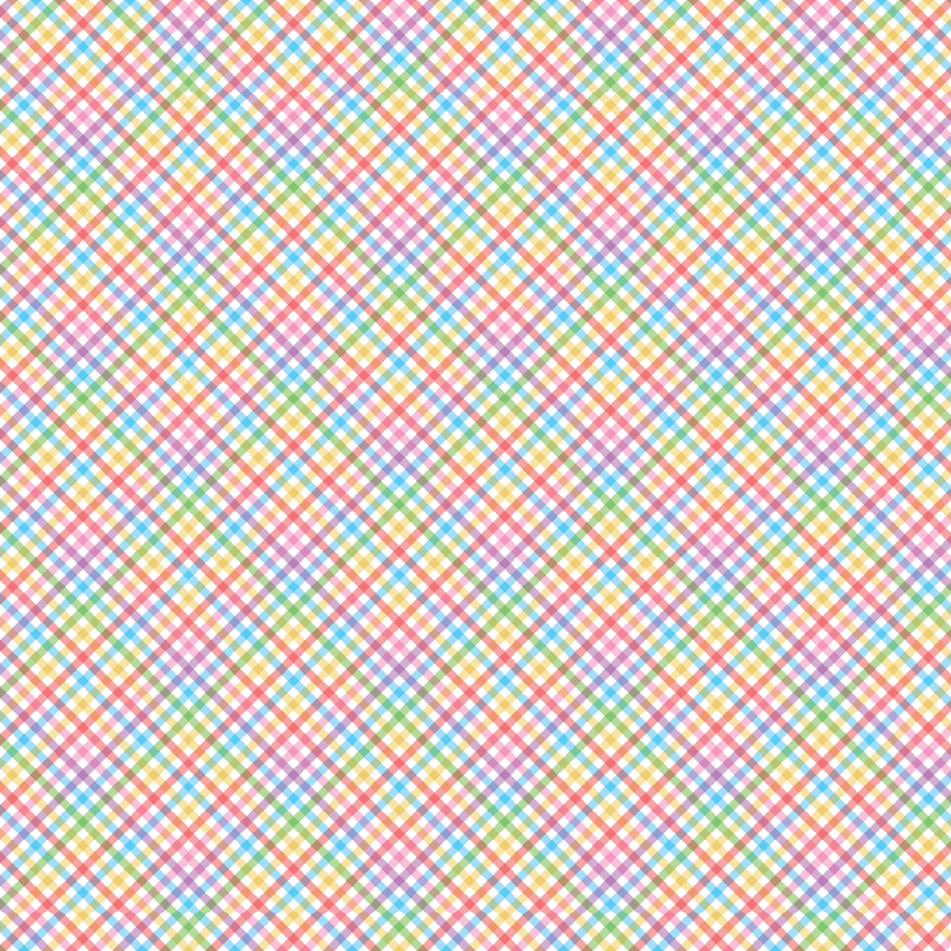 Rainbow Gingham Pattern Acrylic Sheet - CMB Pattern Acrylic