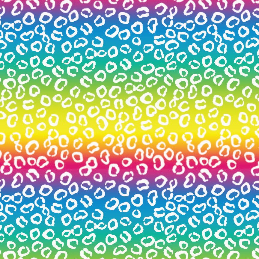 Rainbow Leopard Pattern Acrylic Sheet - CMB Pattern Acrylic