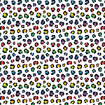 Rainbow Leopard Spots Pattern Acrylic Sheets - CMB Pattern Acrylic