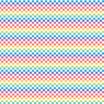 Rainbow Ombre Checkered Pattern Acrylic Sheets - CMB Pattern Acrylic