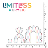Rainbow Polka Dots Pattern Acrylic Sheet - CMB Pattern Acrylic