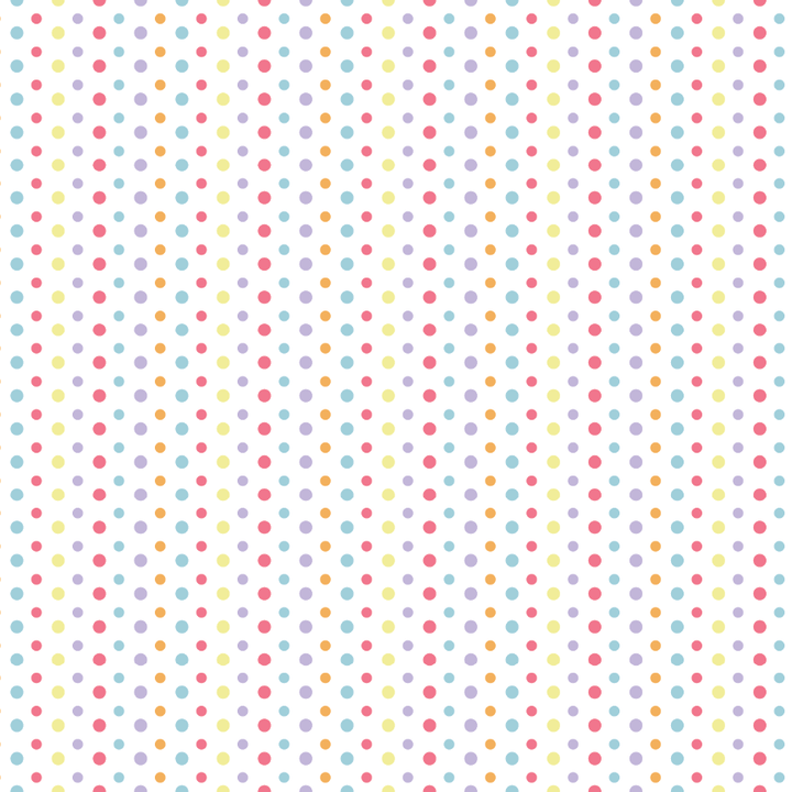 Rainbow Polka Dots Pattern Acrylic Sheet - CMB Pattern Acrylic
