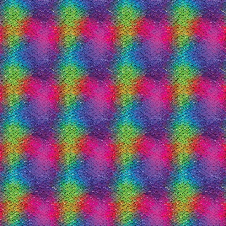 Rainbow Scales Pattern Acrylic Sheets - CMB Pattern Acrylic