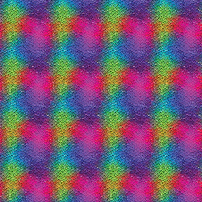 Rainbow Scales Pattern Acrylic Sheets - CMB Pattern Acrylic