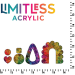 Rainbow Terrazzo Tiles Pattern Acrylic Sheets - CMB Pattern Acrylic