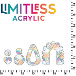 Rainbows & Sunshine Pattern Acrylic Sheets - CMB Pattern Acrylic