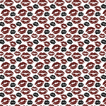 Red & Black Lips Pattern Acrylic Sheets - CMB Pattern Acrylic