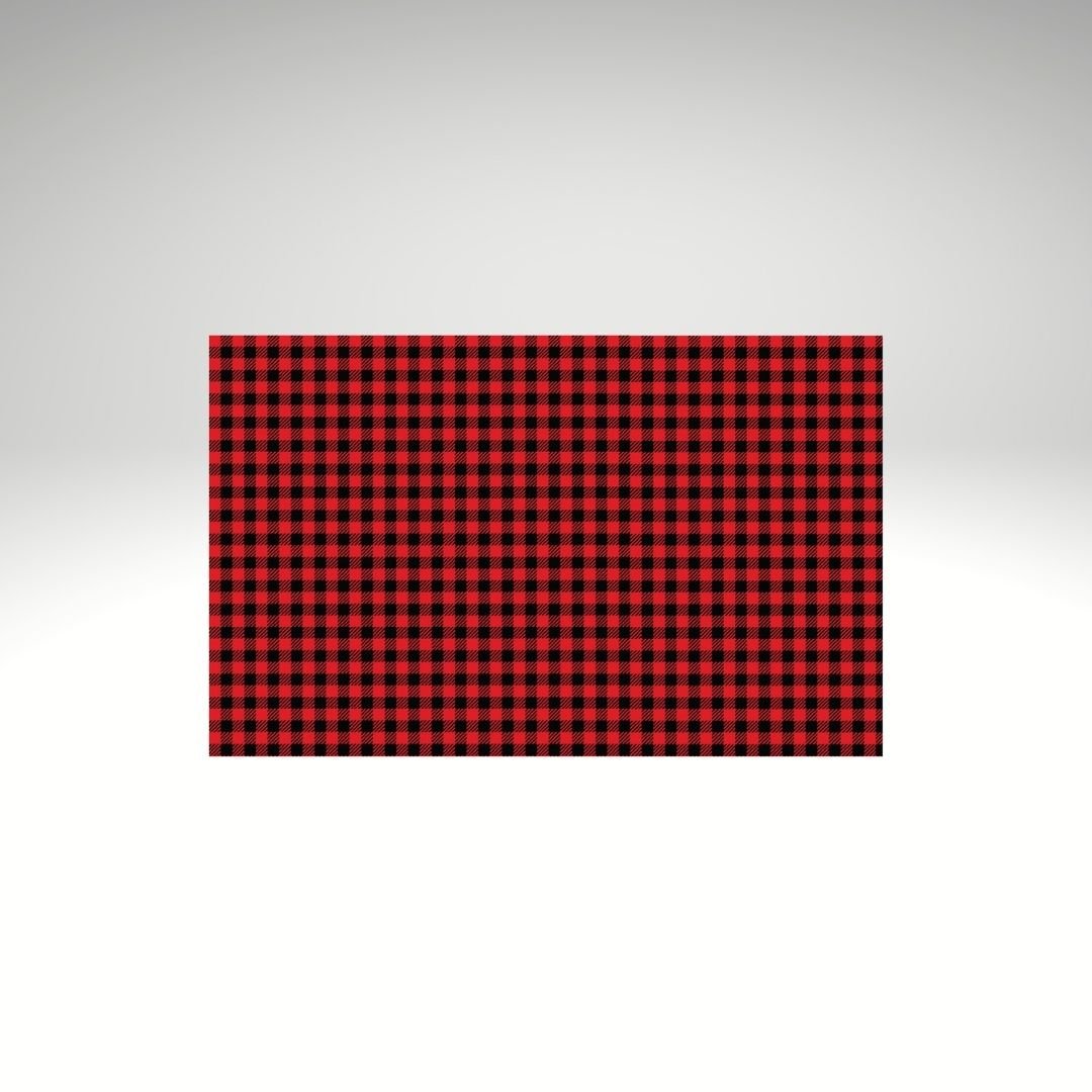Red Buffalo Plaid Pattern Sheet - CMB Pattern Acrylic