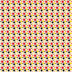 Red, Gold, & Black Dots Pattern Acrylic Sheet - CMB Pattern Acrylic