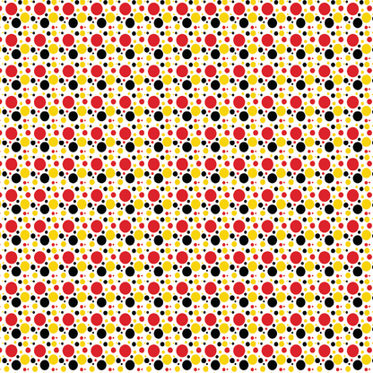 Red, Gold, & Black Dots Pattern Acrylic Sheet - CMB Pattern Acrylic