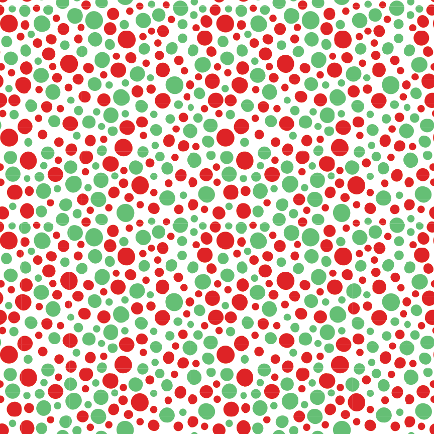 Red & Green Polka Dots Pattern Acrylic Sheet - CMB Pattern Acrylic