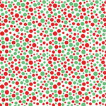Red & Green Polka Dots Pattern Acrylic Sheet - CMB Pattern Acrylic