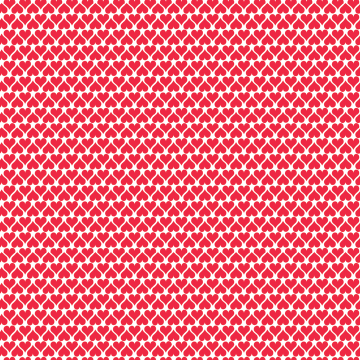 Red Hearts Trees Pattern Acrylic Sheet - CMB Pattern Acrylic
