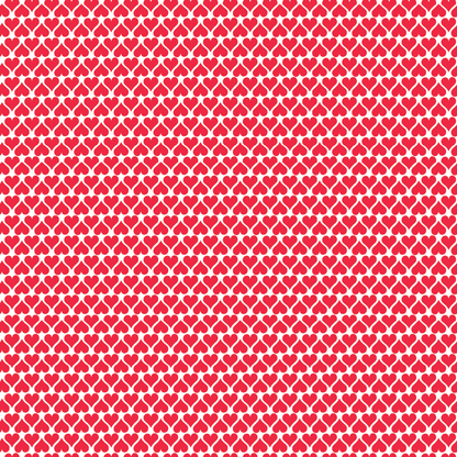Red Hearts Trees Pattern Acrylic Sheet - CMB Pattern Acrylic