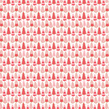 Red & Pink Christmas Trees Pattern Acrylic Sheet - CMB Pattern Acrylic