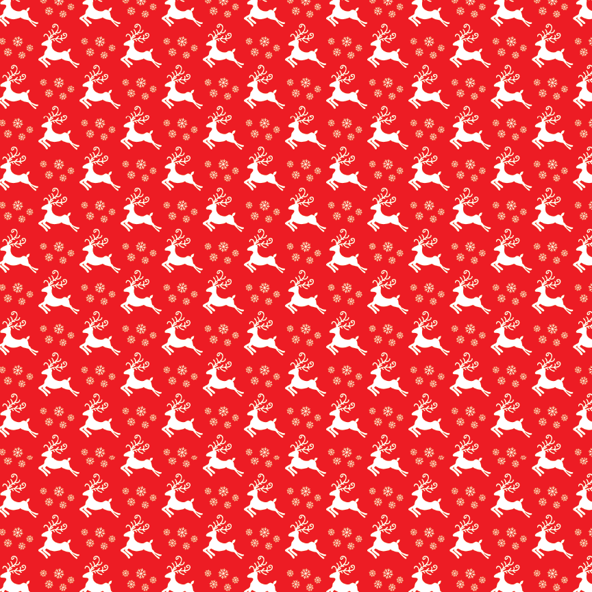 Red Reindeer Pattern Acrylic Sheets - CMB Pattern Acrylic