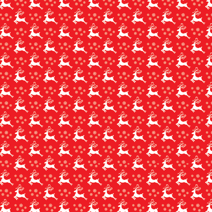Red Reindeer Pattern Acrylic Sheets - CMB Pattern Acrylic