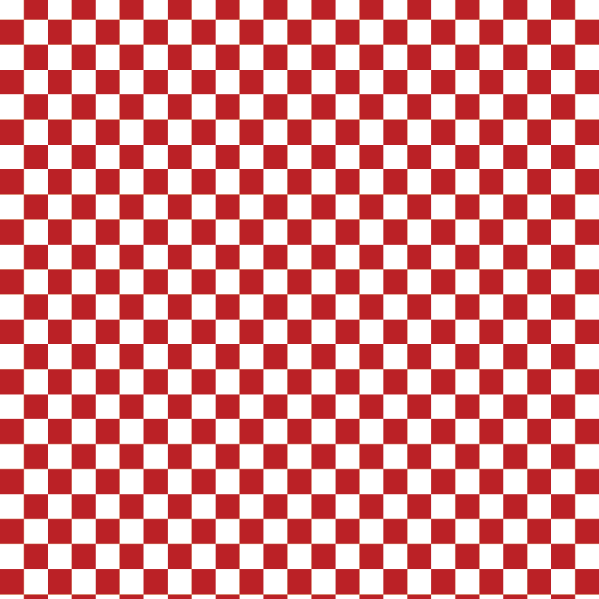 Red & White Checkered Pattern Acrylic Sheets - CMB Pattern Acrylic