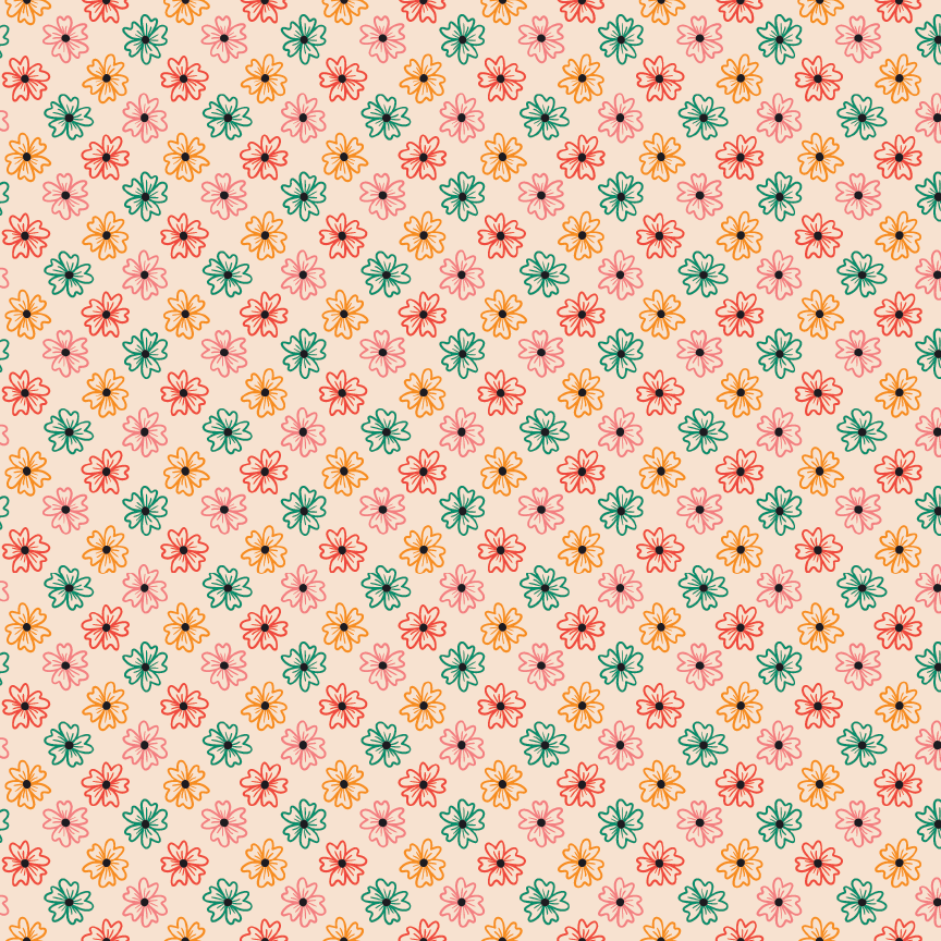 Retro Floral Pattern Acrylic Sheets - CMB Pattern Acrylic