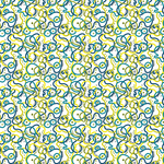 Retro Geo Swirly Swirls Pattern Acrylic Sheet - CMB Pattern Acrylic