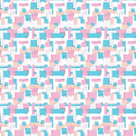 Retro Pastel Blocks Pattern Acrylic Sheet - CMB Pattern Acrylic