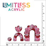 Rose Bouquet Pattern Acrylic Sheet - CMB Pattern Acrylic