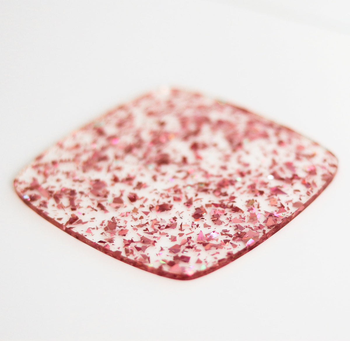 Rose Gold Flake Glitter Cast Acrylic | Glitter Acrylic Sheet | CMB Acrylic