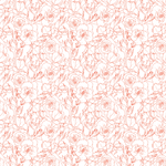 Roses Line Art Pattern Acrylic Sheets - CMB Pattern Acrylic