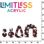 Roses & Skulls Pattern Acrylic Sheets  -  CMB Pattern Sheets - Local Plastic & Wholesale Acrylic Sheets Supplier