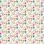 School Supplies Pattern Acrylic Sheets - CMB Pattern Acrylic