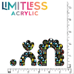 Science 2 Pattern Acrylic Sheet - CMB Pattern Acrylic