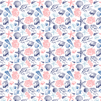 Seashells Pattern Acrylic Sheets - CMB Pattern Acrylic