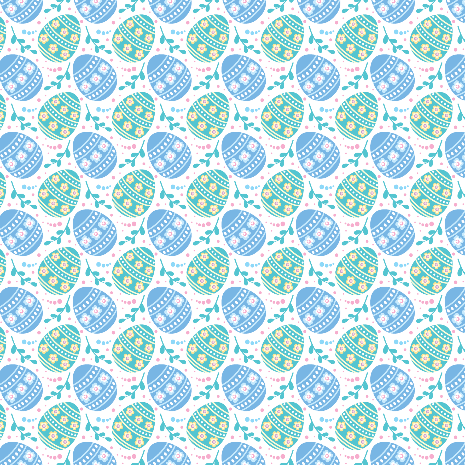 Serene Easter eggs Pattern Acrylic Sheets - CMB Pattern Acrylic