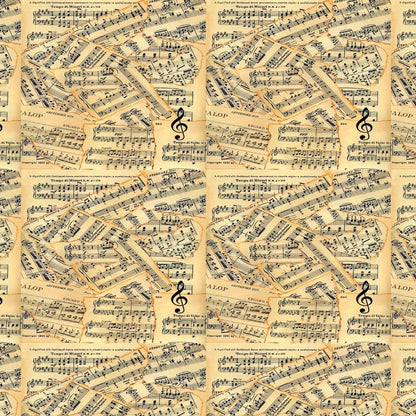 Sheet Music Pattern Acrylic Sheets - CMB Pattern Acrylic
