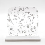 Silver Metallic Foil Flakes Glitter Cast Acrylic | Metallic Acrylic Sheet | CMB Acrylic