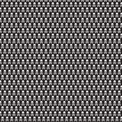 Skull & Crossbones Pattern Acrylic Sheets - CMB Pattern Acrylic